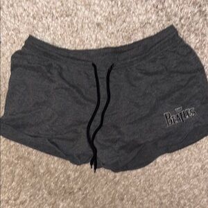 The Beatles Gray Athletic Shorts